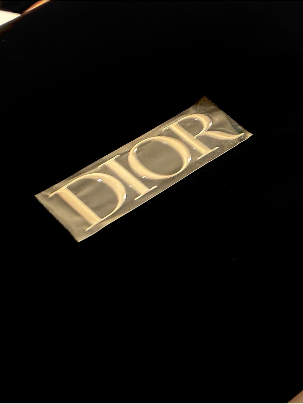 Ultra lux Dior Metal Embossed Rare Ultra Soft velvety black M-L Trousseau Bag - Picture 4 of 17